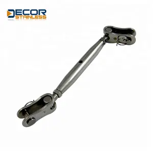 Us Type Turnbuckle Stainless Steel Closed Body Turnbuckle Jaw And Swage For Wire Rope Rigging Screw