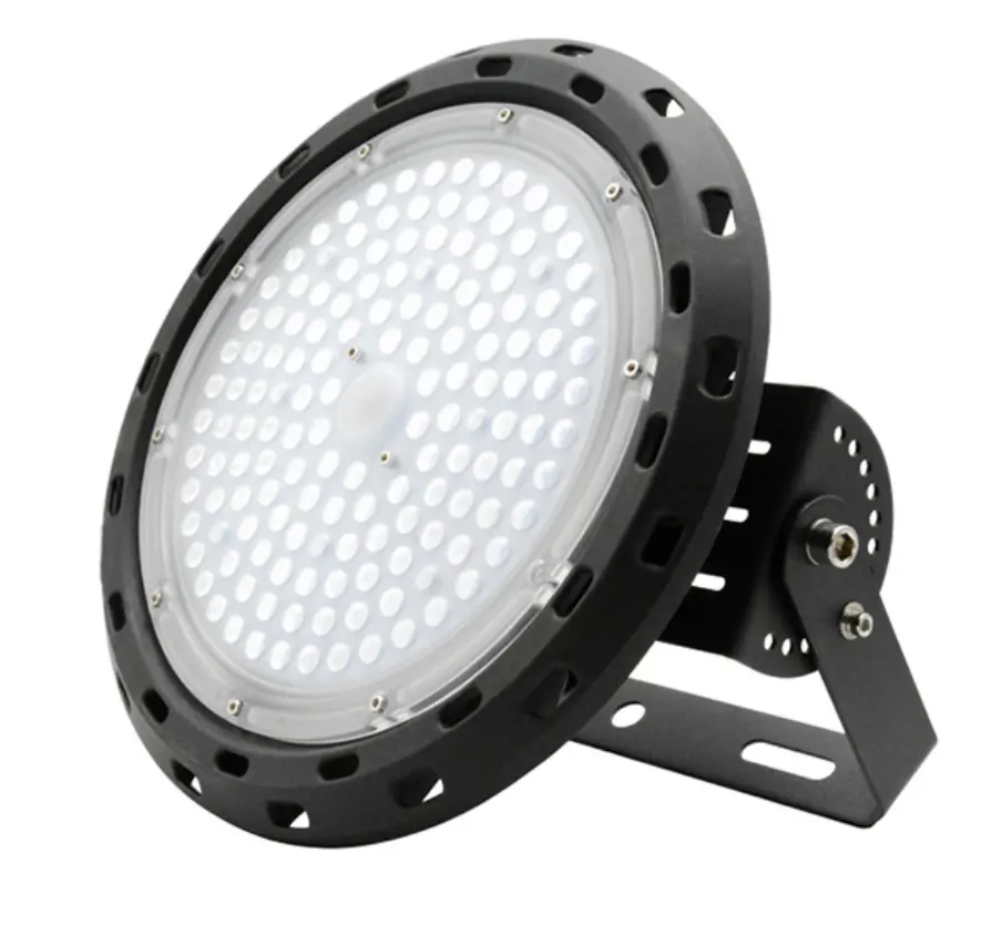 Industrial light 100w 150w 200w ufo led high bay lights 200w led with wall holder 5 years warranty