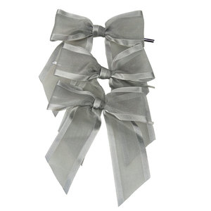 Lazo <span class=keywords><strong>de</strong></span> Chifón Personalizado con Borde Ancho y Alambre <span class=keywords><strong>para</strong></span> Decoración <span class=keywords><strong>de</strong></span> <span class=keywords><strong>Regalos</strong></span>, Disponible en Varios Colores y Estilos - Product Image 3