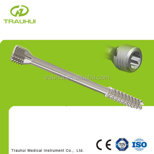 0毫米 herbert 螺丝双压缩无头空心螺钉骨科医用植入物板空心螺钉