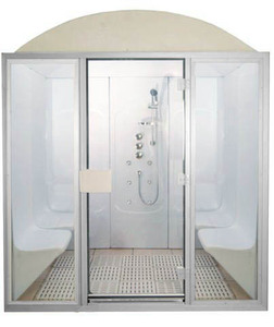 Casa sauna material acrílico <span class=keywords><strong>2</strong></span> personas de vapor, cabina de ducha - Product Image 1