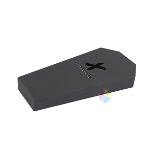 Cercueil en carton noir forme fantaisie, boîte-cadeau - Product Image 2