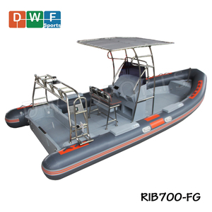 Boat Boats Fishing 19ft / 5.8 M Inflatable Rubber Boat RIB580 Luxury Zodiac Boats With CE In Hypalon Or PVC Fishing And Sport Dinghy Made In China