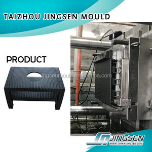 China fábrica de inyección de plástico silla de mimbre/suministro de China productos de calidad silla molde - Product Image 4