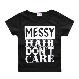 T-shirts en coton noir pour garçons, en gros, à prix réduit, provenant de fournisseurs en Corée du Sud - Product Image 2