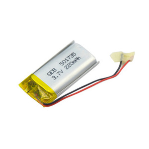 소형 리포 501735 <span class=keywords><strong>3.7v</strong></span> <span class=keywords><strong>220mAh</strong></span> 충전식 리튬 이온 배터리 - Product Image 1