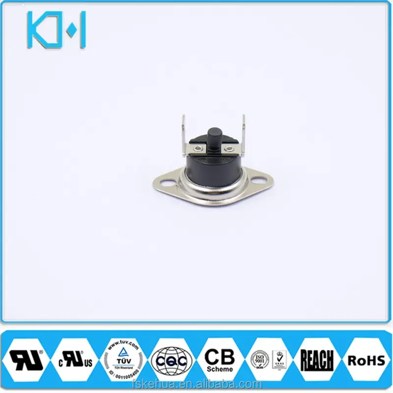 KH Auto Reset Manual Reset Round Shape Thermal Switch Thermostat Thermal Protector Bimetal Thermostats Cutoff Switch UL TUL