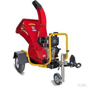 13hp Industrial Diesel Mobile Fine Wood Chipper Shredder Machine