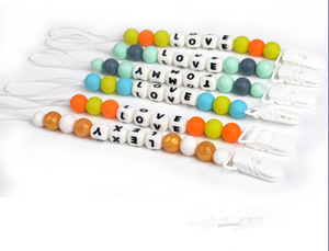 아크릴 플라스틱 실리콘 식용 히브리어 러시아어 알파벳 글자 비즈 - Product Image 4