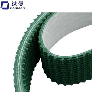 5mm Kaba Üst Yeşil pvc konveyör kayışı Için Eğimli Taşıma Yükleme - Product Image 4