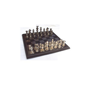 Échecs BOARD doré et argenté, en métal, pour enfants, nouveau DESIGN - Product Image 5