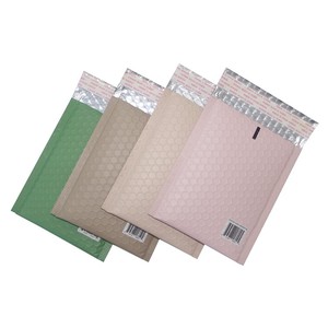 Alibaba Nhà Cung Cấp Trung Quốc Chất Lượng Màu Kem Tùy Chỉnh Matte Màu Be Bong Bóng Kim Loại Mailer Bọc Đệm Phong Bì - Product Image 4