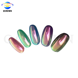 Aurora arc-en-ciel pigment néon chromé miroir poudre ongles sirène caméléon pigment - Product Image 1