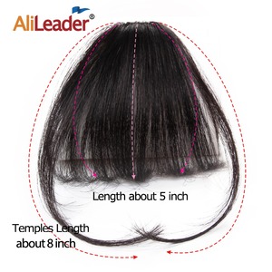 AliLeader Popolare fatti A mano 100% Frangia Dei Capelli Umani di Remy Cuticola Allineato Estensione Dei Capelli - Product Image 2