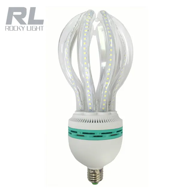 באיכות גבוהה 60w 4U לוטוס led חיסכון באנרגיה אור הנורה 6000k קר לבן תירס מנורת led