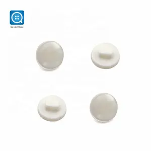 10mm tunnel Pearly Mushroom Shaped Polyester Resin colored shirt buttons for shirt