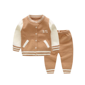 Vente en Gros Ensemble Cardigan pour Nouveau-Né Garçon de <span class=keywords><strong>6</strong></span> à 12 <span class=keywords><strong>Mois</strong></span> Modèles de Pulls pour Enfants - Product Image 3