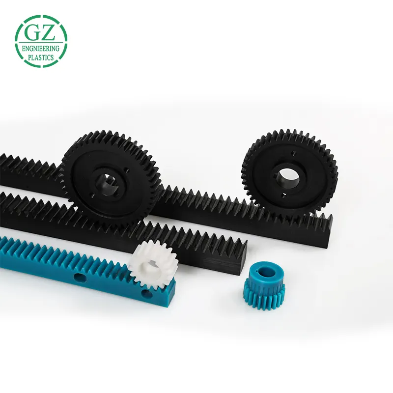 Nylon manufacturer POM wear resistant metal rack custom parts precision teeth small rack and pinion gears