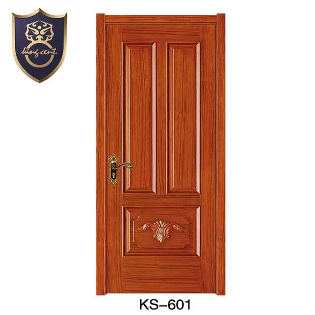 2022 USA UK CA modern interior fire proof door wooden solid teak wood door price Puertas de madera maciza factory wholesale