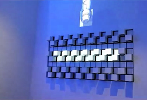 Bảng quảng cáo logo máy chiếu hình ảnh động học di chuyển động cơ DMX điện tử 3D gắn tường phía Đông bảng quảng cáo 50x50cm - Product Image 5