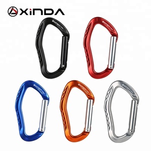 Mosquetón de Escalada XINDA de 22 kN con Certificación CE UIAA, Ligero, en Forma de Oreja, de Acero Inoxidable y Aleación de Aluminio <span class=keywords><strong>para</strong></span> Hamacas, Rapel y Senderismo - Product Image 3