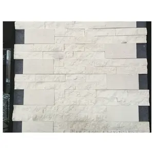 Cinese bianco naturale in pietra ardesia piastrelle per pareti