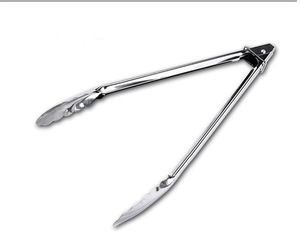 Kitchen Utensil Food <strong>BBQ</strong> <strong>Tongs</strong> 9'' 12'' Salad Vegetable Bread Food <strong>Tong</strong> Stainless Steel Keep the Item Dry and Clean 0.8/1.2mm - Product Image 4