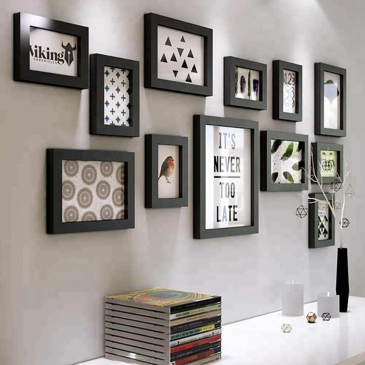 White Frame Set Modern Picture Frames for sale