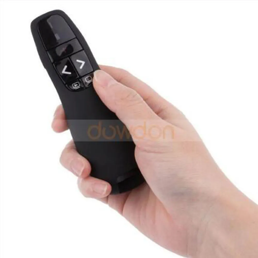 Wireless RF Remote Control with 0.5mW Laser Pen Wireless USB Presenter Power Point Remote Control for PPT Teaching
