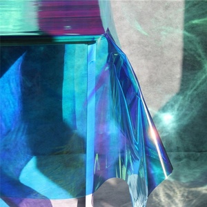 <span class=keywords><strong>Feuille</strong></span> <span class=keywords><strong>de</strong></span> film arc-en-ciel irisé multicolore Angelina pour fabrication d'ailes et tissu - Product Image 2