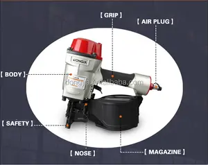 Air Max 70 Pelotas da Pistola de Ar Pneumática Pistola de Pregos Da Bobina Nailer Bobina