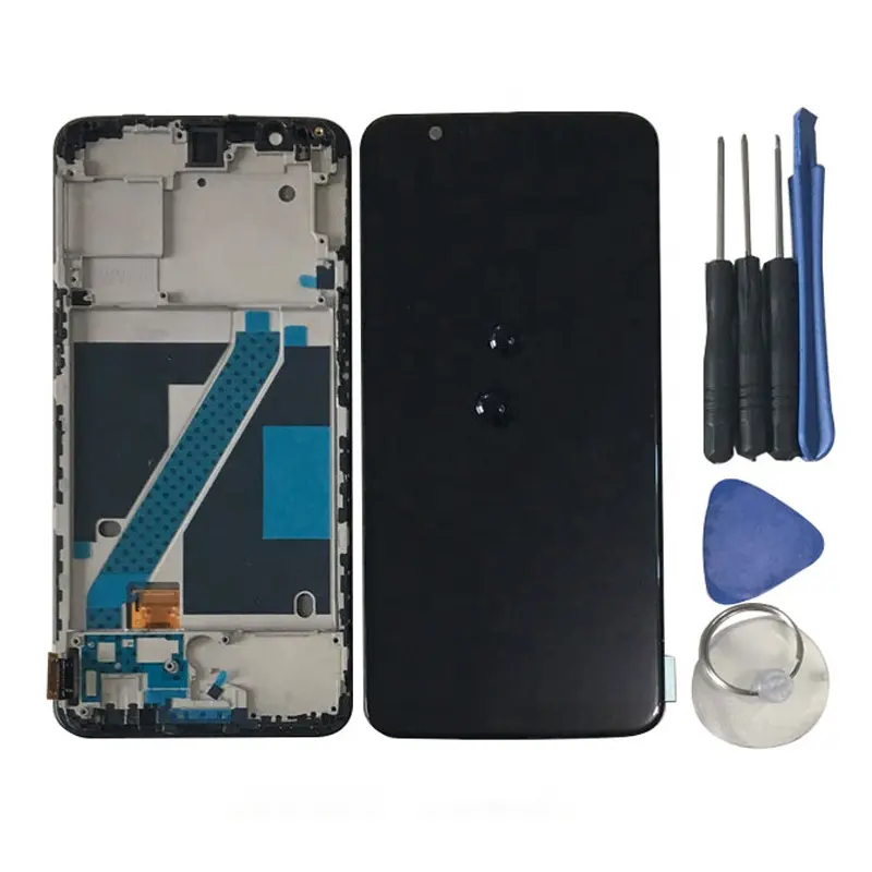 Original Amoled For Oneplus 5 A5000 LCD Touch Screen Digitizer Panel Assembly For Oneplus 5T A5010 Screen LCD Display With Frame