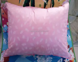 Cuscini in piuma d'anatra e piumino per la casa di colore rosa cuscini a 3 camere cuscini a 3 strati in piuma e piumino
