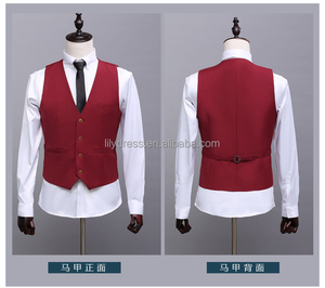 Esmoquin de novio de dos botones para hombre, trajes de boda (chaqueta + pantalón + chaleco) NA38, imagen Real, nuevo estilo a la <span class=keywords><strong>moda</strong></span>, <span class=keywords><strong>2022</strong></span> - Product Image 6