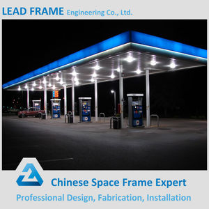 Tamaño modificado para requisitos <span class=keywords><strong>particulares</strong></span> de acero plano Truss techo prefabricada gasolinera - Product Image 2