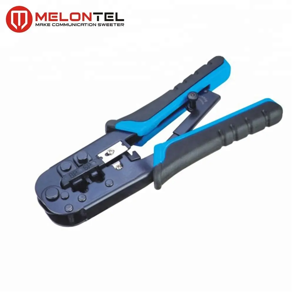 MT-8102R Wholesale 7.3" Type RJ11 RJ45 2 Port Network Connector Crimping Tool With Ratchet