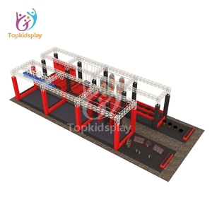 Percorso Ninja Commerciale per Interni, Attrezzatura per Percorso a Ostacoli per Bambini, Percorso Ninja Warrior Cinese, Parco Trampolini - Product Image 4