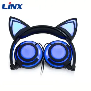 In stock ! glowing Cat Ear Headphones With Quality Assurance