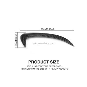Aletas de parachoques trasero de fibra de carbono clase C W205 Canard para Mercedes B Enz W205 a <span class=keywords><strong>MG</strong></span> 4 puertas 14-17 - Product Image 3