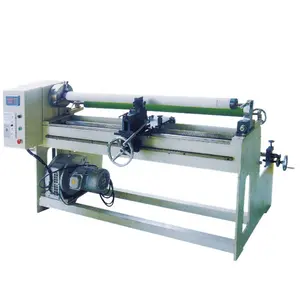 Manual BOPP cinta adhesiva máquina de rebobinado de corte (cinta adhesiva máquina cortadora)