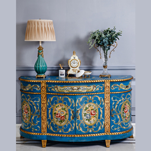 Mobile Buffet Lucido per <span class=keywords><strong>Arredamento</strong></span> Casa, Credenza con Cassetti, Mobile Laterale Colorato in Legno, Stile <span class=keywords><strong>Moderno</strong></span> Cinese <span class=keywords><strong>Antico</strong></span> Personalizzabile - Product Image 2