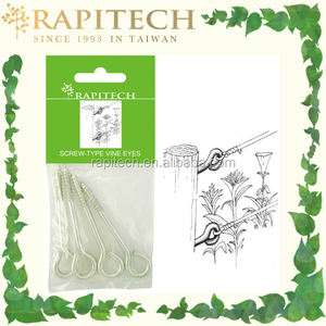 Crochet d'oeil de vis de fil de vigne de jardin en métal de 7.5cm L - Product Image 2