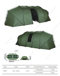 2016 Tenda Memancing Ikan Karper Ruang Acara Super Besar Luar Angkasa Bivvy