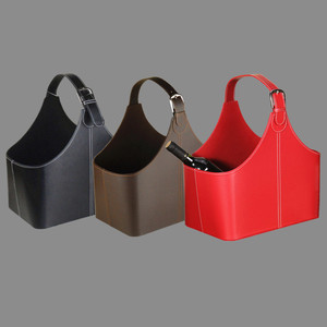 Cestas de Almacenamiento de Regalos de Navidad Vacías Hechas a Mano de Cuero Sintético PU al por Mayor - Product Image 3
