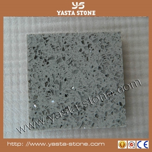 lấp lánh ánh sáng sao thạch anh sàn màu xám thạch anh gương đốm gạch - Product Image 5