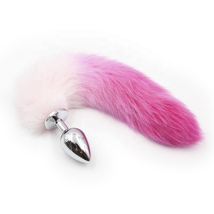 Grande Artificiale <span class=keywords><strong>coda</strong></span> di Volpe <span class=keywords><strong>plug</strong></span> anale a buon mercato falso pelliccia di volpe <span class=keywords><strong>coda</strong></span> Cosplay Fetish Sesso Femminile Bondage <span class=keywords><strong>Coda</strong></span> di Volpe Spine Butt tappi per le orecchie - Product Image 5