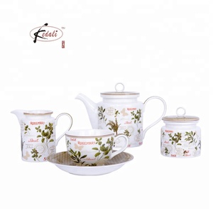 Ceramic Tableware Stoneware Europe Coffee Luxury Tea <strong>Sets</strong> With <strong>Cake</strong> <strong>Stand</strong> <strong>Set</strong> Afternoon Tea Cup Pot <strong>Set</strong> - Product Image 2