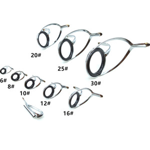 9 unids/set Spinning MN soporte DIY barco/jigging/cabeza de serpiente/Surf Casting varilla marco de acero inoxidable LTS anillos accesorio varilla guías - Product Image 1