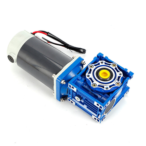 NMRV30 Hoge Koppel Kleine Versnellingsbak NMRV50 Wormwiel Snelheidsreductiemiddel Met 12V/24V Dc Motor