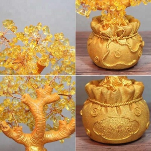 Folk Crafts <strong>Tree</strong> Centerpieces Handmade Christmas Decoration <strong>Crystal</strong> Lucky <strong>Crystal</strong> for Wedding Decor Feng Shui Home Decoration - Product Image 5